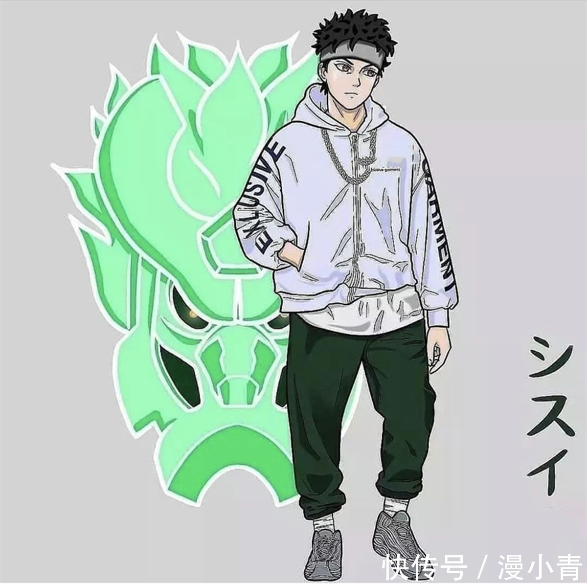 吊车尾|当《火影忍者》中的人物都穿上了潮牌服装，可能颜值要重新排序了