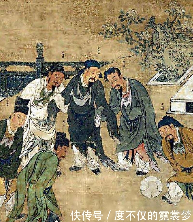 宋代驸马为何不好当?读张敦礼《闲庭蹴鞠图》,乾隆为之疯狂盖章