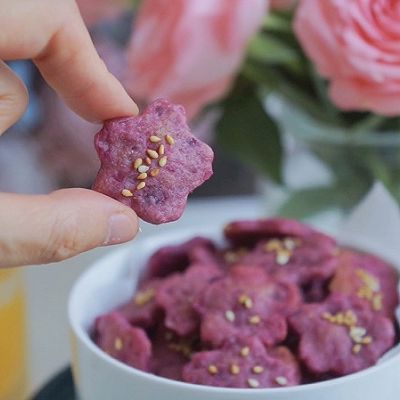 奶香紫薯小饼干