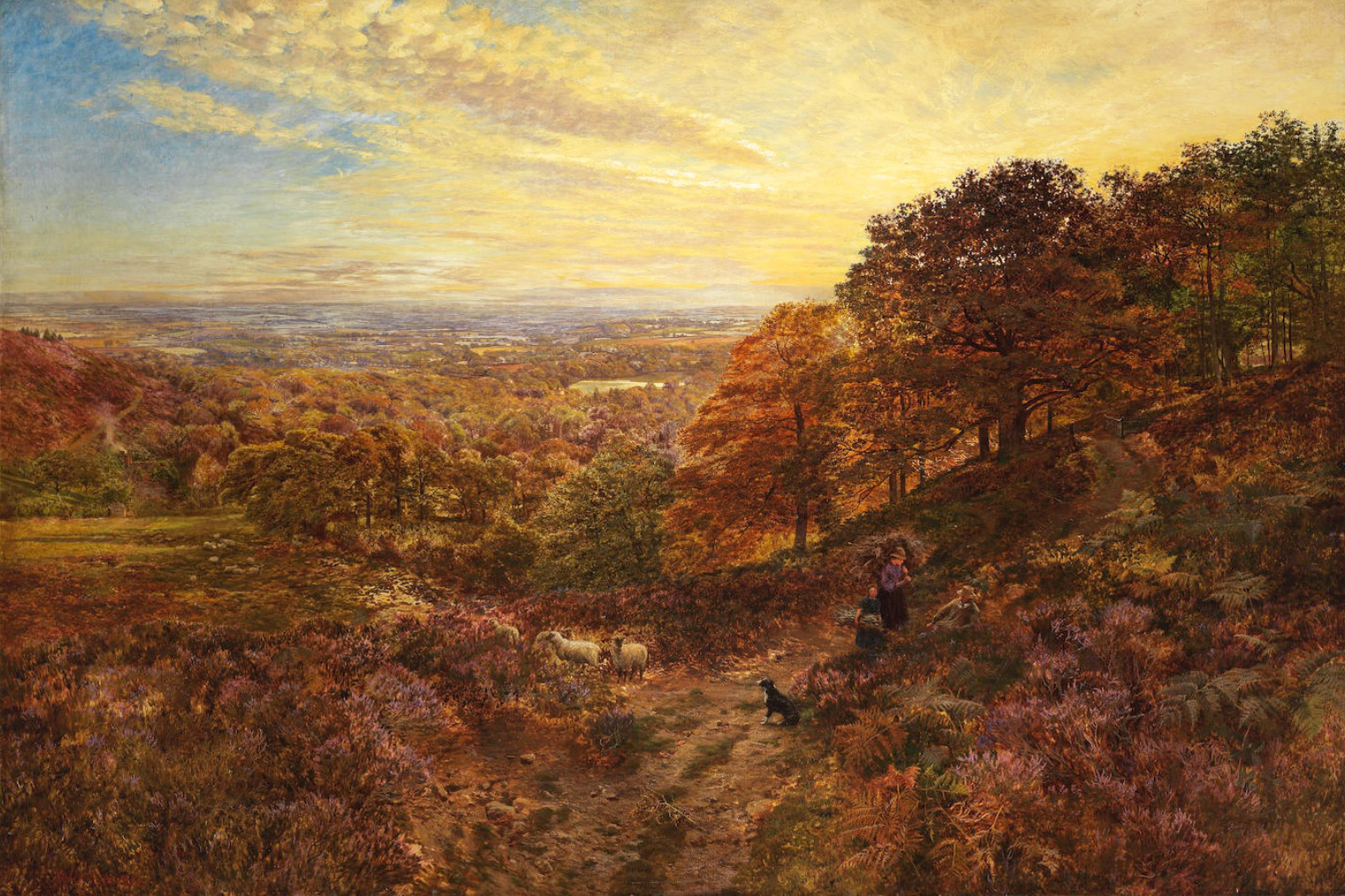 艺术学院@很美的写实风景,英国画家George Vicat Cole