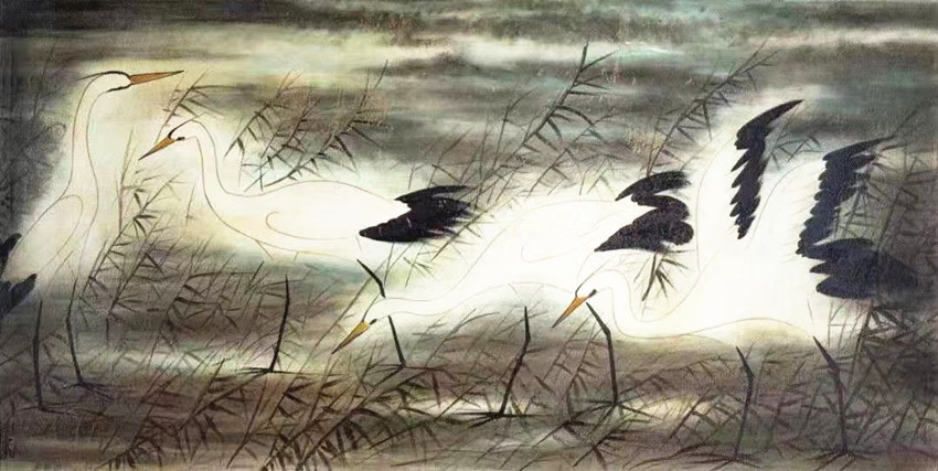 作品|以我为尊·中西融合——林风眠油画作品《舞》赏析