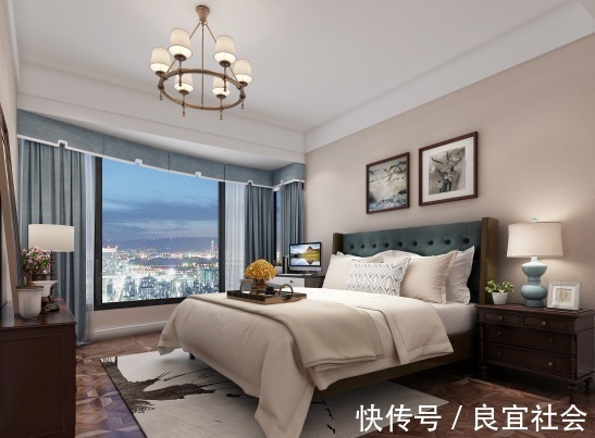 四居室|215平美式四居室,空气中都充满华美、绮丽、浪漫的气息