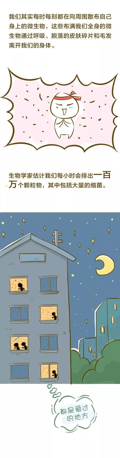 一组漫画告诉你，我们都是行走的“人形微生物散播机器”