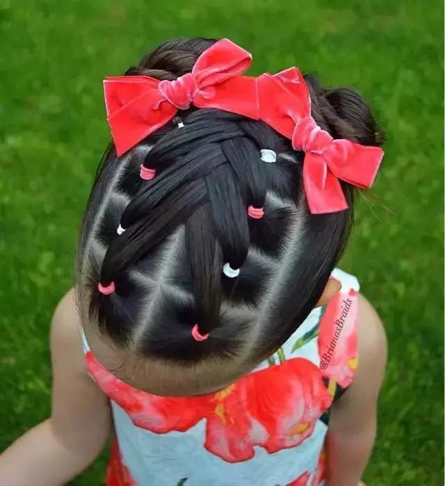 编发 72款好看的儿童编发,有闺女了就要给她编这样的发型,宝妈快收藏