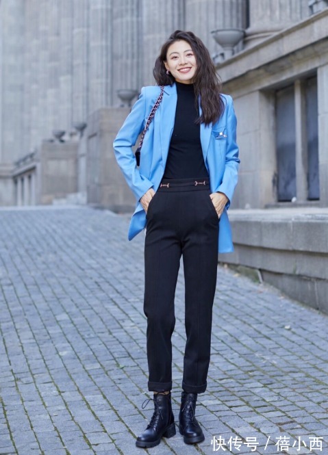 九分裤|穿西装外套别总是配裙子,搭配这些裤装更高级时髦,梨型身材必入