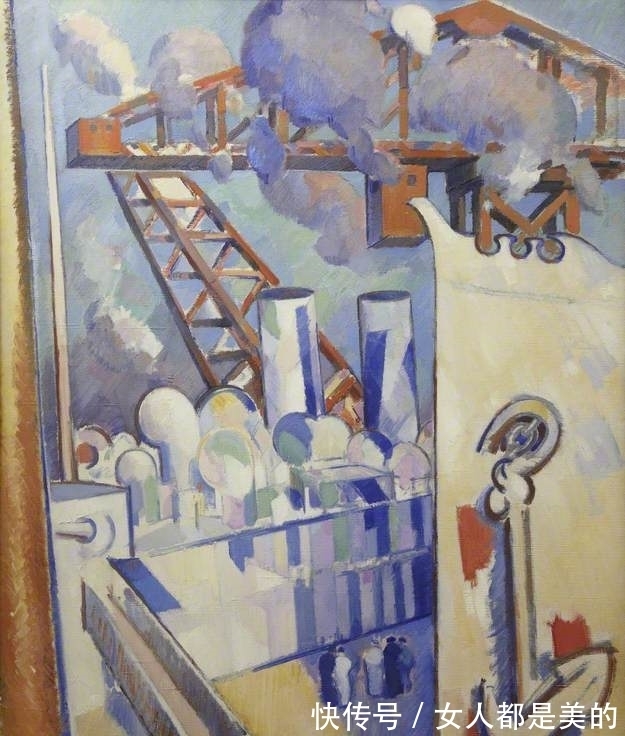 弗格森!他的油画风格多变,受野兽派启发,晚年成为苏格兰色彩大师