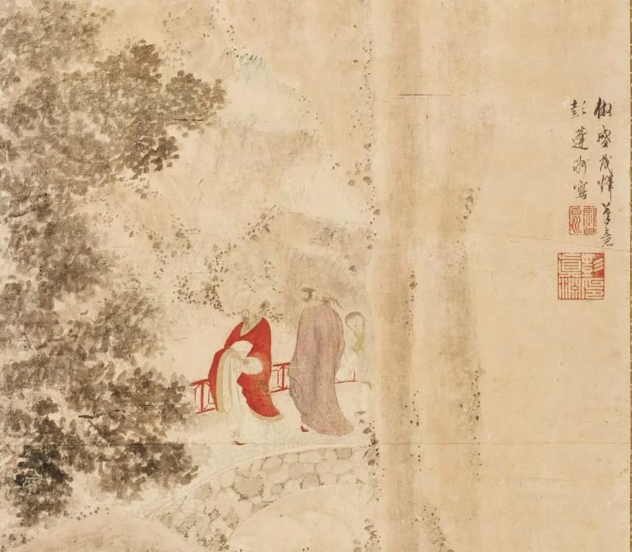 彭百川@荆村论画|烟江叠嶂成南画:《山水画屏风图》赏析