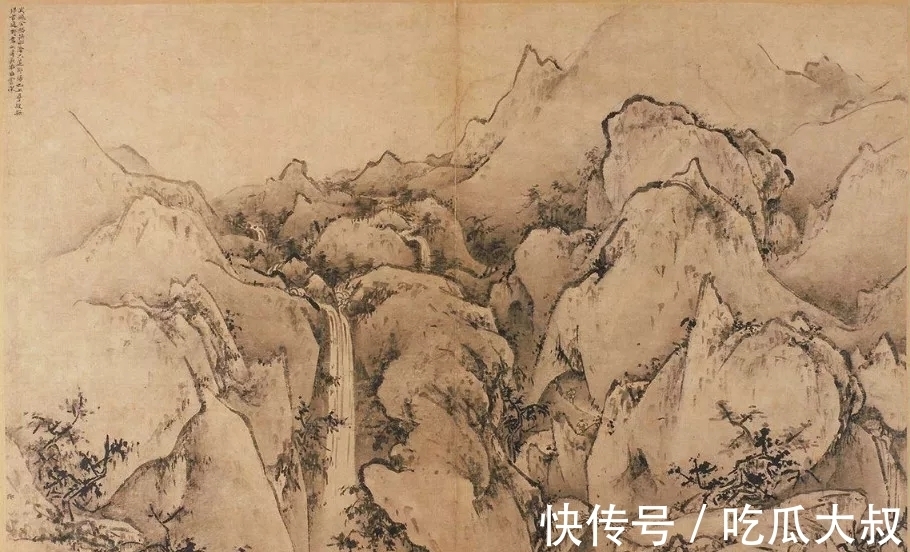 王履&由元入明第一个山水画家,看似宋代绘画,风格奇险,震撼人心!