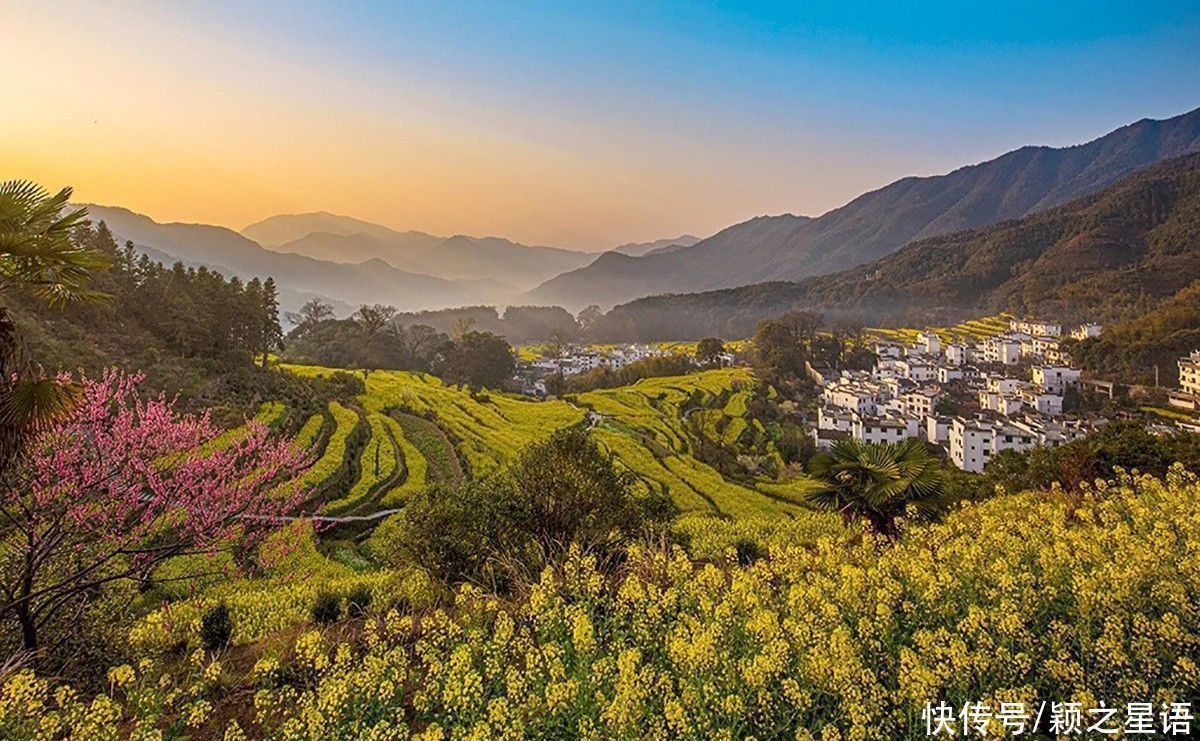 婺源田园风光的代表，油菜花欣赏基地，《集结号》取景拍摄