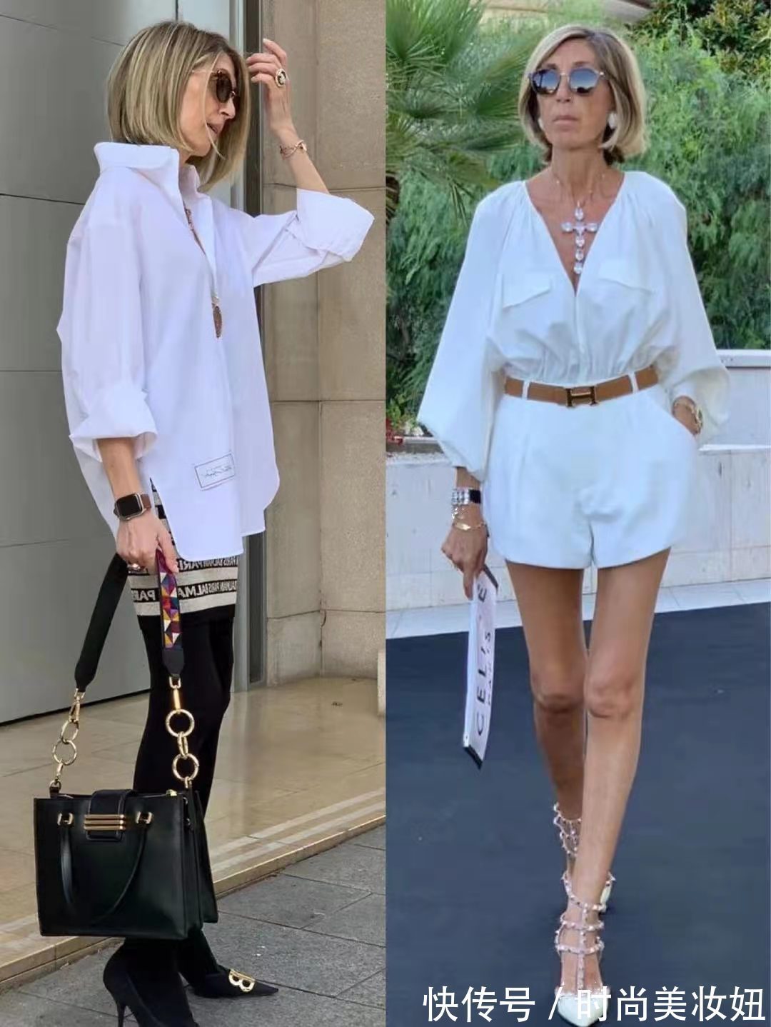 身材比例|60岁奶奶比年轻人会穿,注意穿搭细节,时髦真的与年龄无关