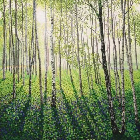 l她的画只用点,点了11年,点出了美到窒息的花园!