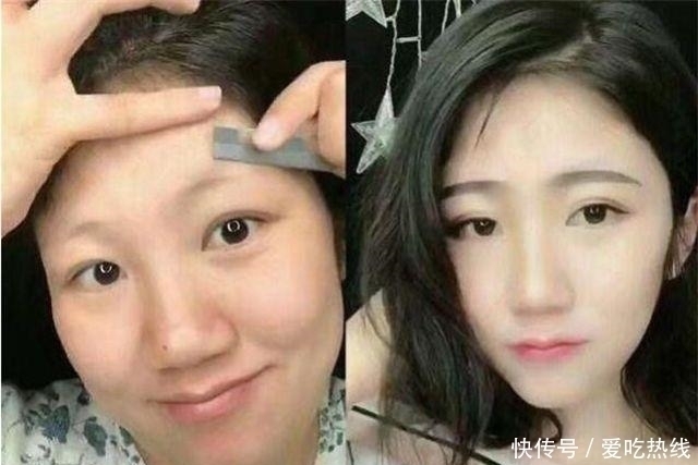 痘痘|女人化妆到底有多重要看完5张化妆前后对比图，醒悟了