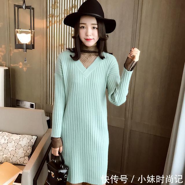 韩版 春装长袖连衣裙 内搭必备穿出女人味