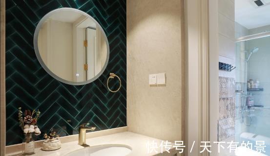 住宅|115㎡美式轻奢住宅，沉稳华丽大气，还有这么大的衣帽间！