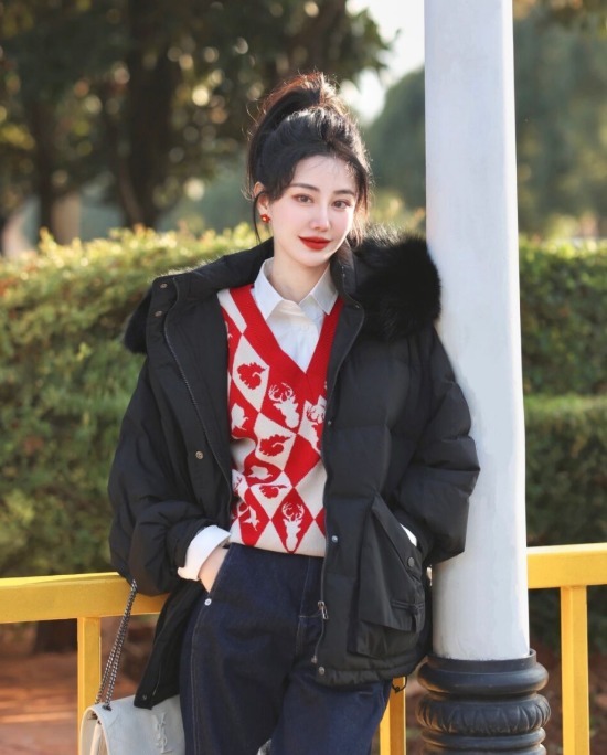 皮裤 羽绒服中用不中看?瞧潮人的个性穿搭,时髦又保暖,冬天穿正好!