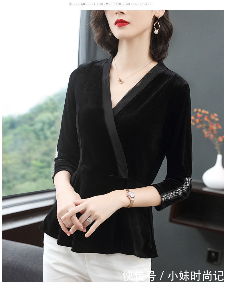 黑上衣|真正见过世面的女人,秋天会选这3种衣服,显瘦又白嫩,高贵大方