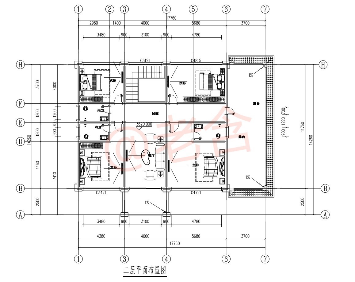 造价|农村自建房二层别墅+耳房,设计大气美观,实用性高,造价20万
