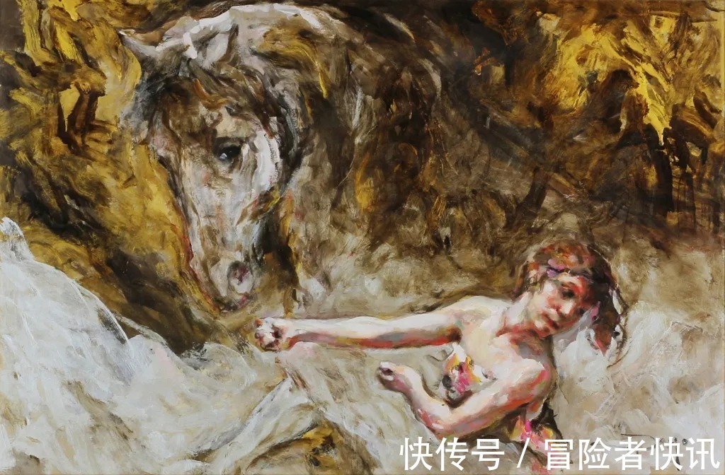 罗约@独特的艺术天赋,对色彩和纹理的戏剧性使用!