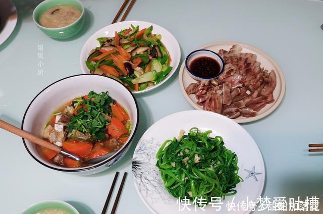 晚餐|和朋友去郊区看完农家院，回我家做了简单快手晚餐，大家吃得舒心