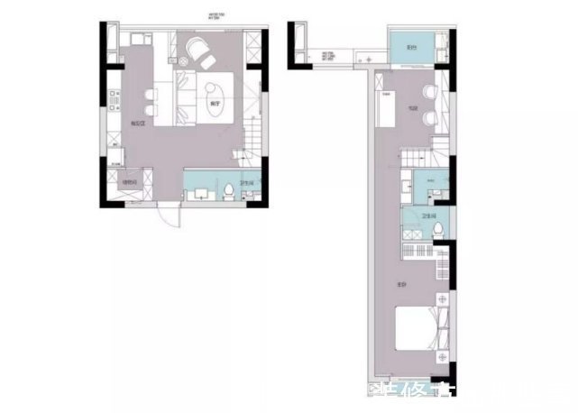 深绿色|104平现代前卫风三居室,在浅色空间中融入了深绿色优雅