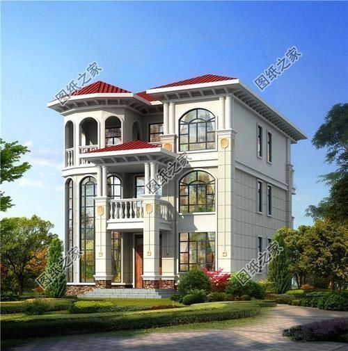 设计图|农村三层最简单小楼房设计图,好看又时尚,这样的房子你从哪儿找