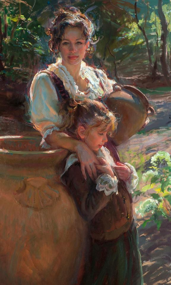 肖像!充满色彩、自由、深度的笔触的人物肖像油画作品