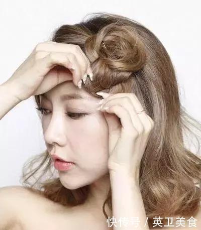 真心|刘海长了真心不需要剪,往上一扎编个发,超级美!