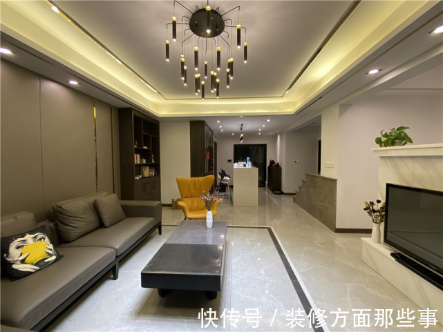 奢华|130平现代轻奢风，符合城市年轻人高节奏的都市生活