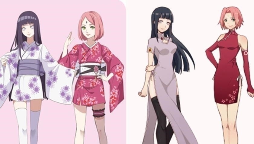 手鞠|火影木叶妻子cosplay丈夫,七代目雏田、宇智波小樱真香