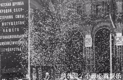 五一|老照片：1958年五一劳动节 莫斯科红场的盛大庆祝活动