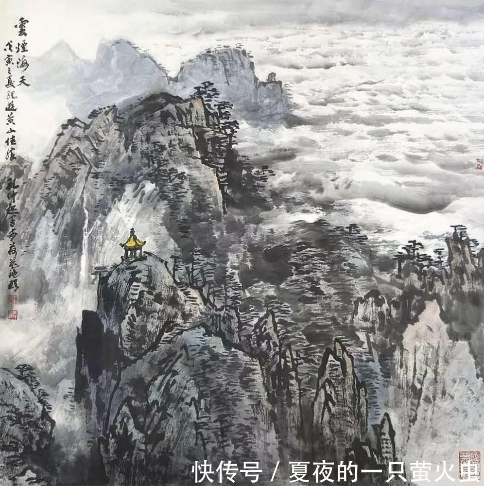 浙江潮|胸有万水千山，自然云生水起——孔仲起山水画欣赏