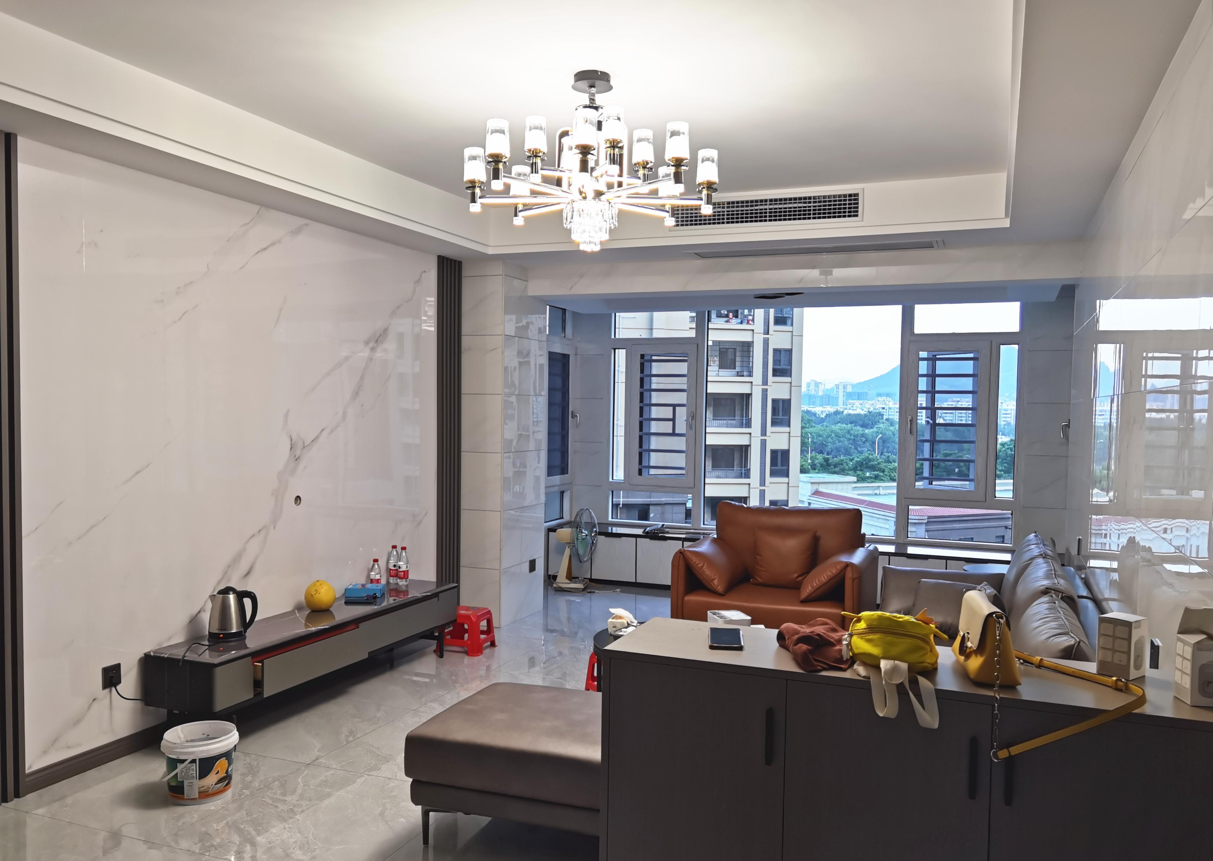 收纳|晒晒正在通风的新房,当初坚持全屋贴瓷砖,现在肠子都悔青了