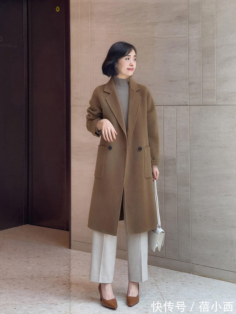 冬天|冬天出街穿什么?有了呢子大衣什么都不用愁,时髦精致又有女人味