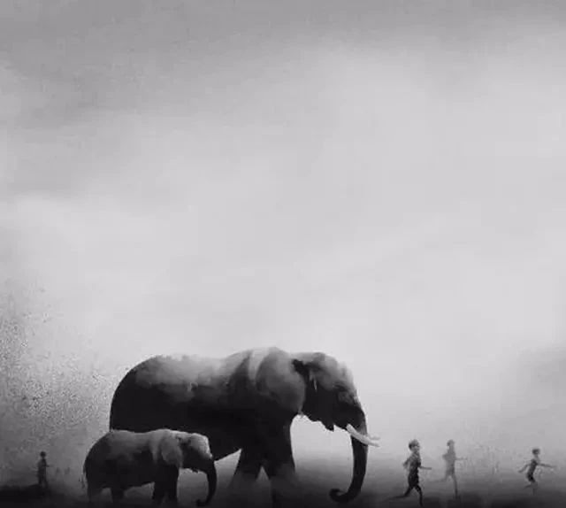 些许|老外创作的国画意境优美,不会中文落款是硬伤,留下了些许遗憾