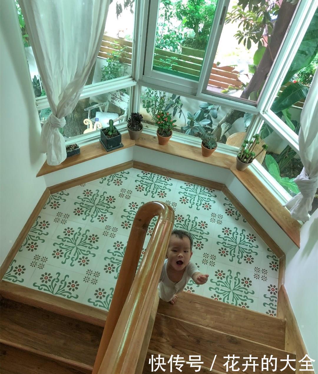 油彩画|头一次见水泥做的花砖！如同油彩画一般，纯手工制作简直太美了