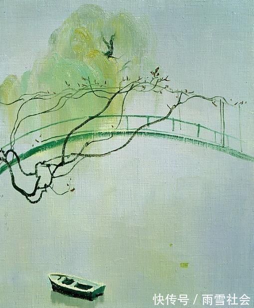 江南园林#“中国画”吴冠中画的太好,中国画在他笔下活了起来