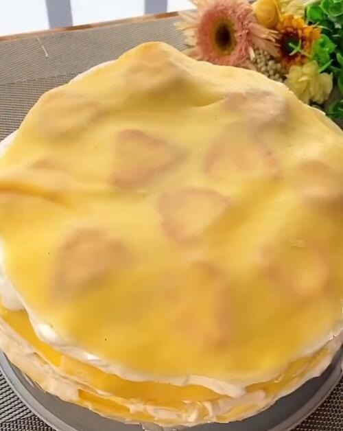 教你用平底锅做千层蛋糕,做法讲解详细,厨房小白也可以一次成功