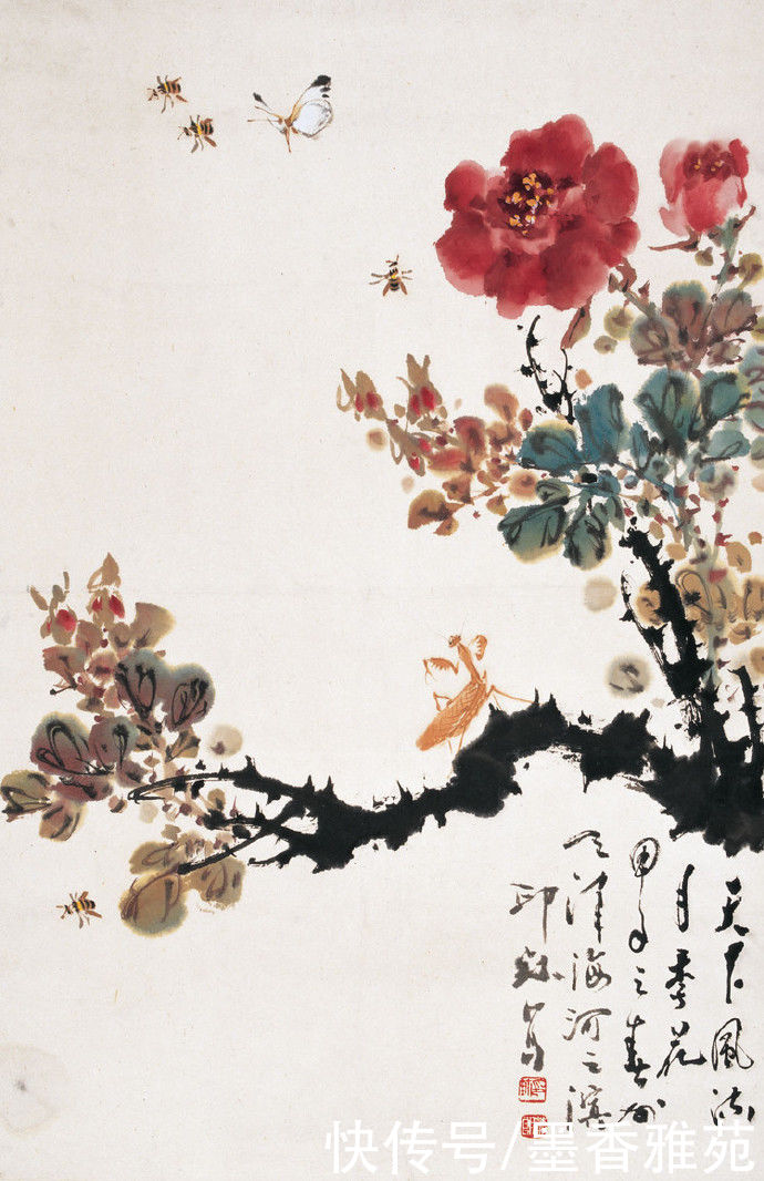 花鸟画|当代画家萧朗精品花鸟画作品欣赏