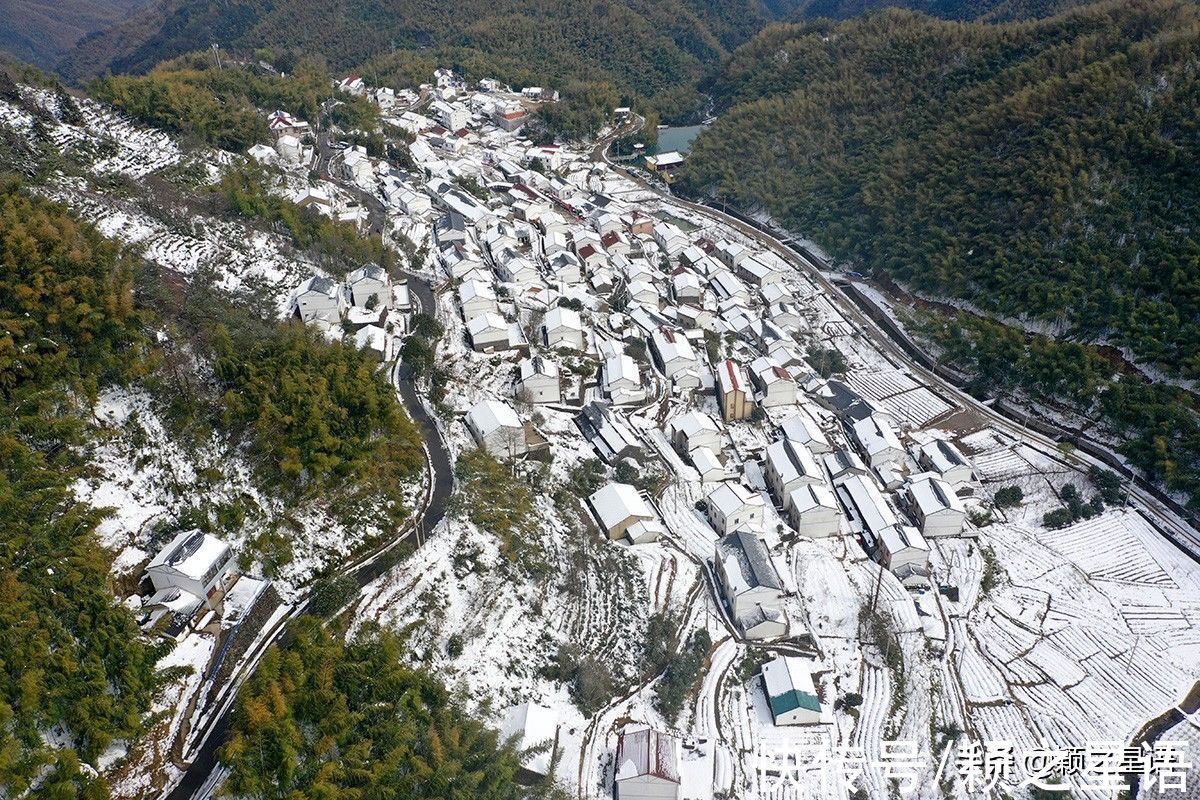 鹿亭乡|宁波赏雪胜地，东岗天池，林海雪原，天然滑雪场