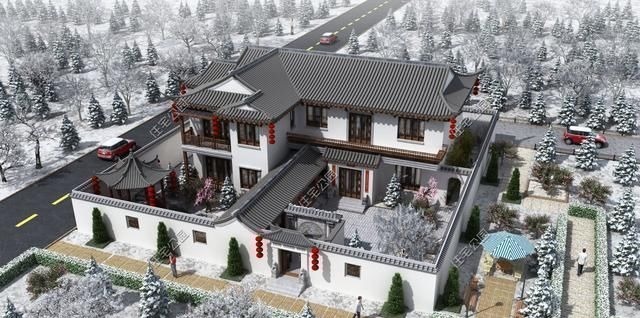 洋别墅|农村建房就该是中式,6套适合老百姓自建的中式合院,秒杀洋别墅