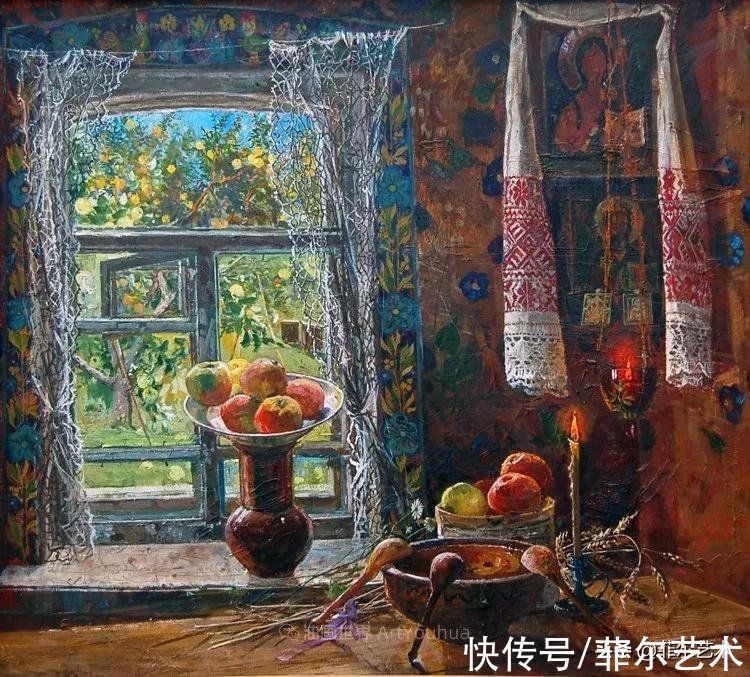 超写实$俄罗斯具象画家叶夫根尼·穆科夫宁超写实油画作品欣赏