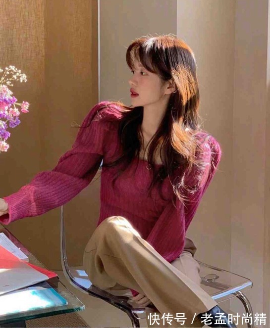 搭配|韩国小姐姐碎花裙配衬衣,温柔又很减龄