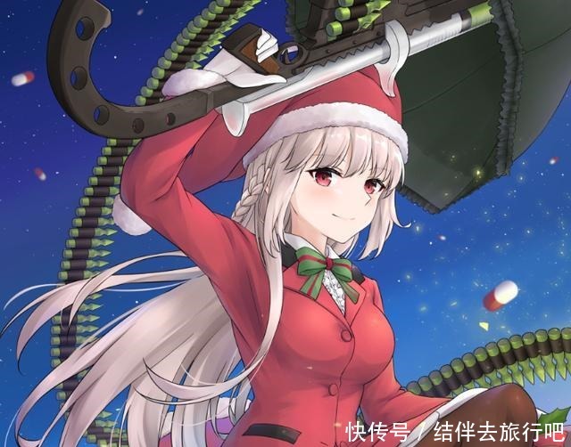 日本画师笔下的圣诞妹子们,戴着圣诞帽的爱莉酱好可爱
