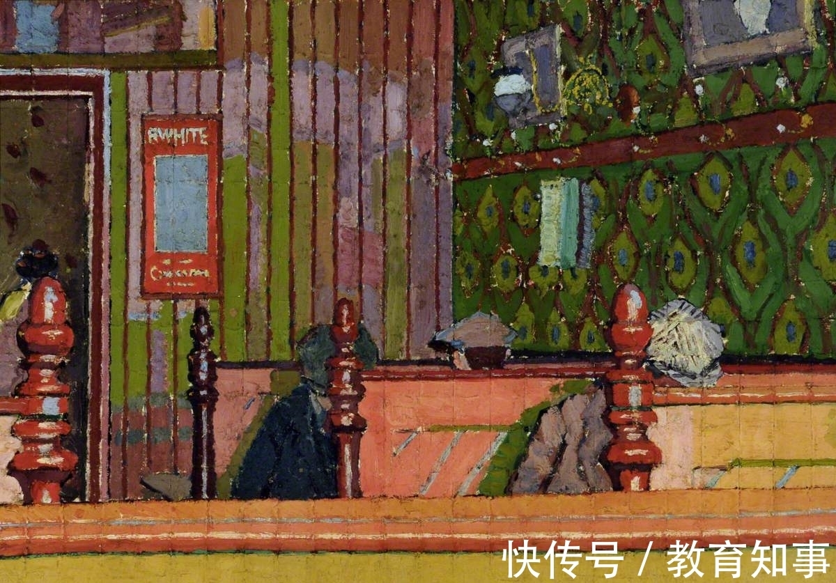 色块|后印象派的油画，造型扎实，色彩大胆的英伦式风景画