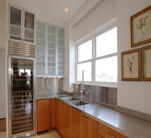 不锈钢|越来越多人橱柜不用石英石台面，更流行的是这种，便宜又耐用