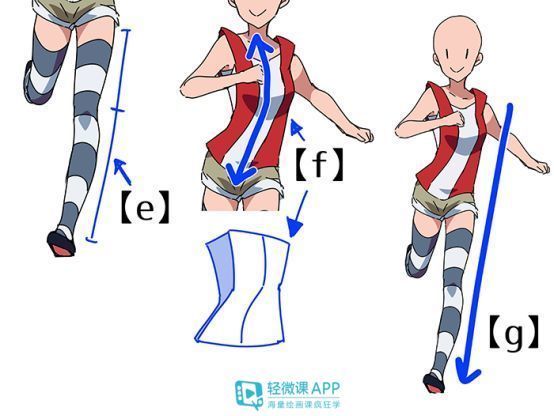 如何画出跑步的姿态？动漫人物跑步姿势画法