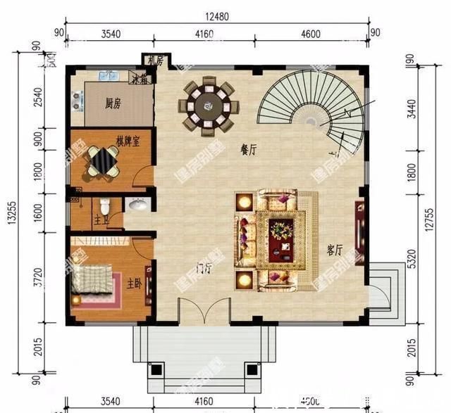 户型|有钱就要在老家建欧式豪宅，做不成地标，也要占据村里重要位置