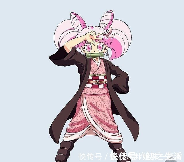 炭治郎|美少女战士穿上鬼灭之刃的服饰,还是非常好看,一点都没违和感