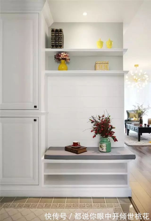 鞋凳|小户型玄关这样设计，收纳美观两不误！小空间也要精心设计！