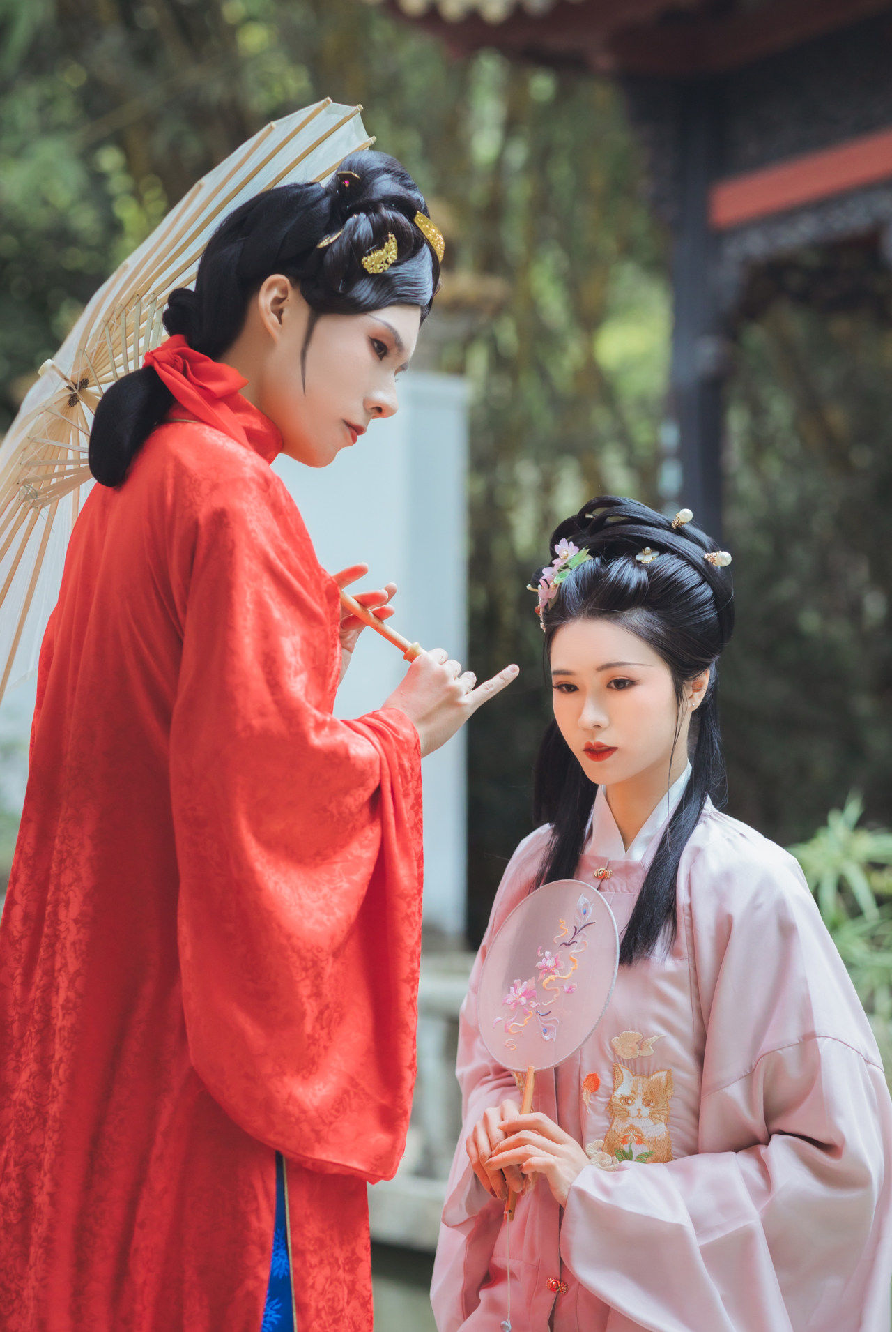 私影|汉服私影，母女游园
